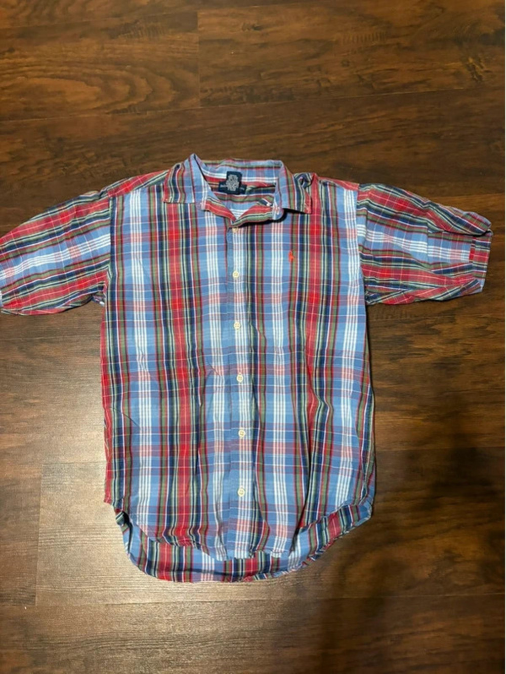 Boys Ralph Lauren size Large button up short sleeve